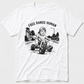Free Range Human T-Shirt - White
