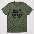 Call Me Antisocial T-Shirt