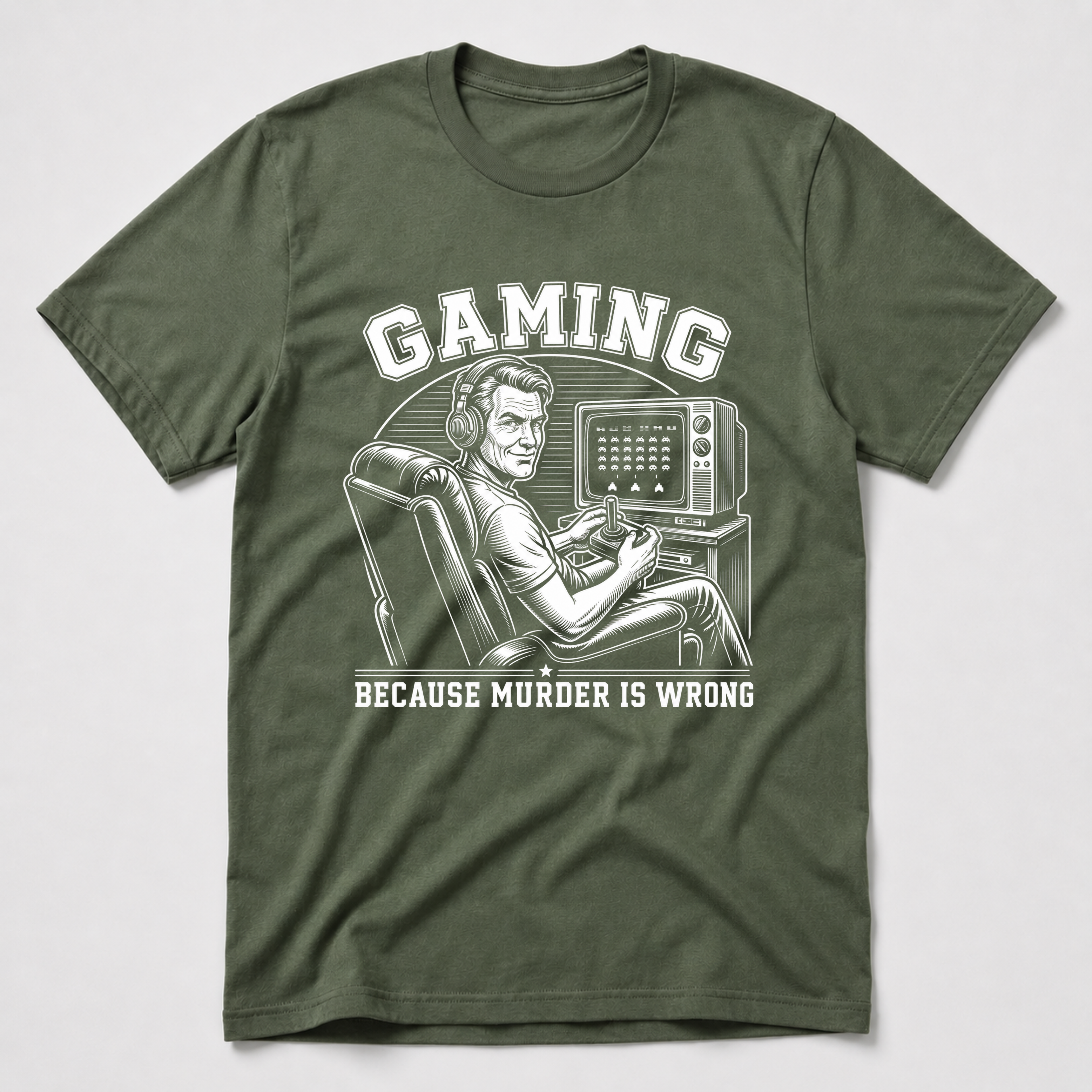 Gaming Because Murder Is Wrong T-Shirt