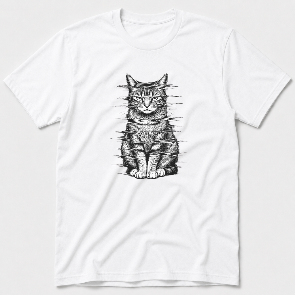 Glitching Cat T-Shirt