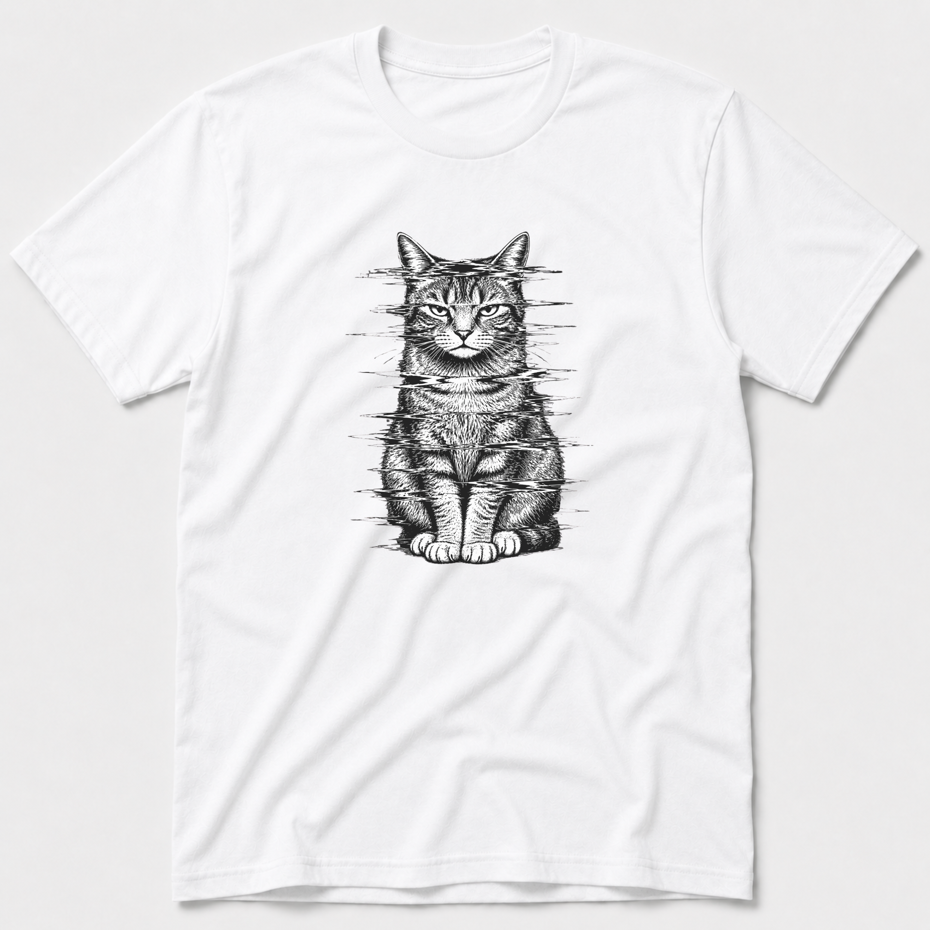 Glitching Cat T-Shirt