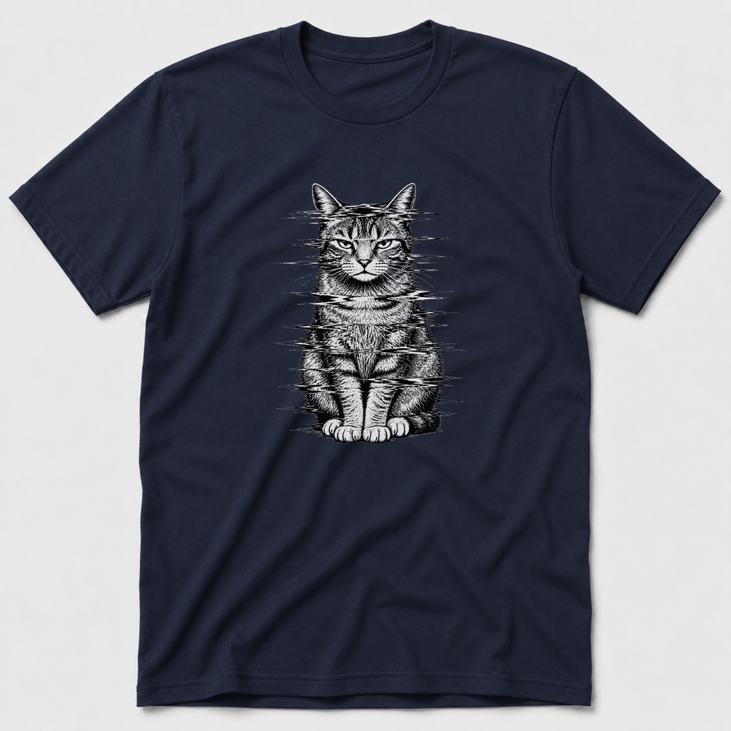Glitching Cat T-Shirt