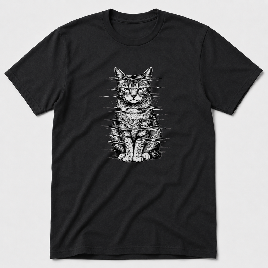 Glitching Cat T-Shirt