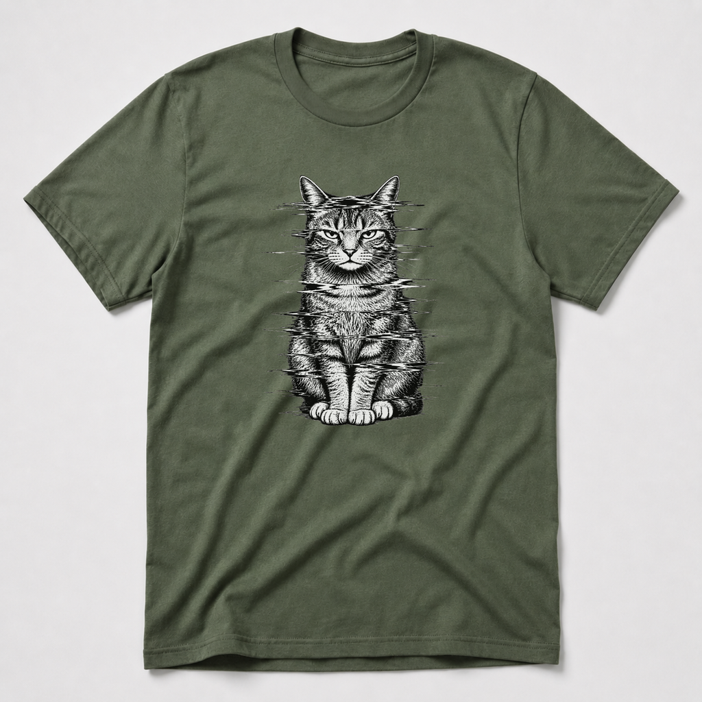 Glitching Cat T-Shirt
