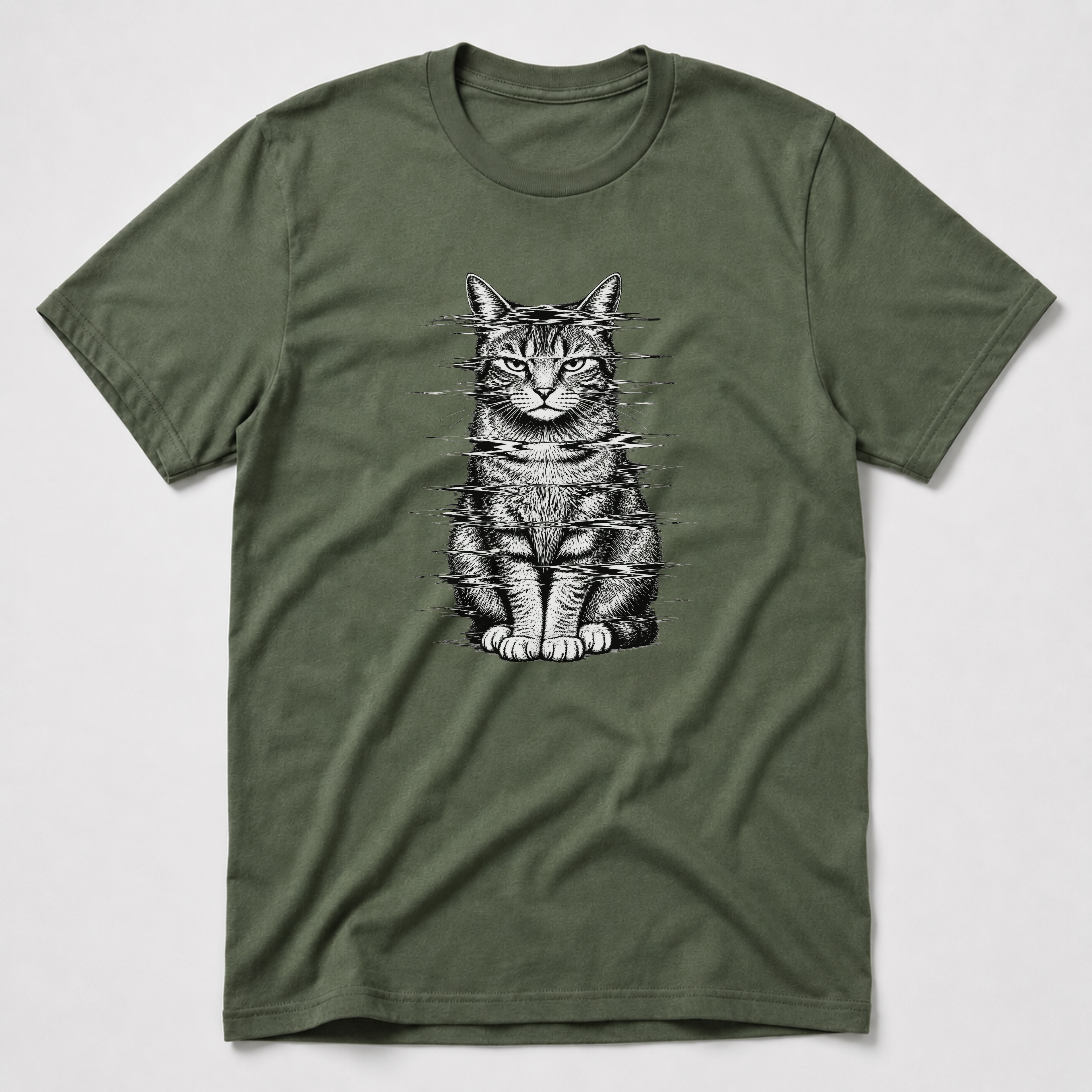 Glitching Cat T-Shirt