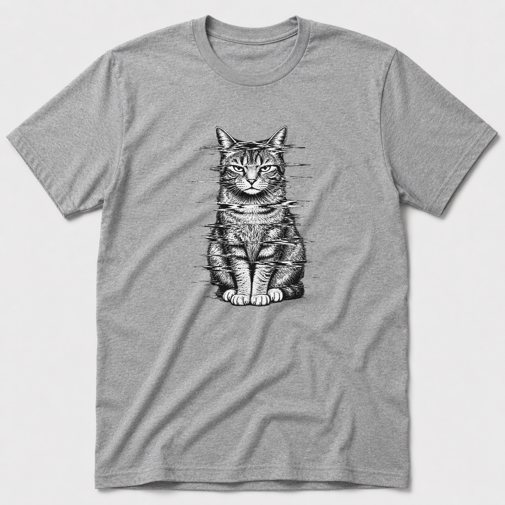 Glitching Cat T-Shirt