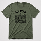 Golfing Because Murder Is Wrong T-Shirt