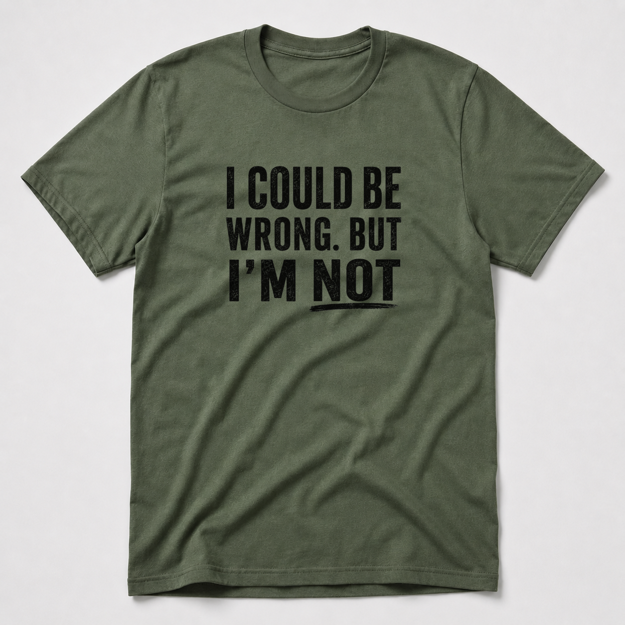 I Could Be Wrong T-Shirt