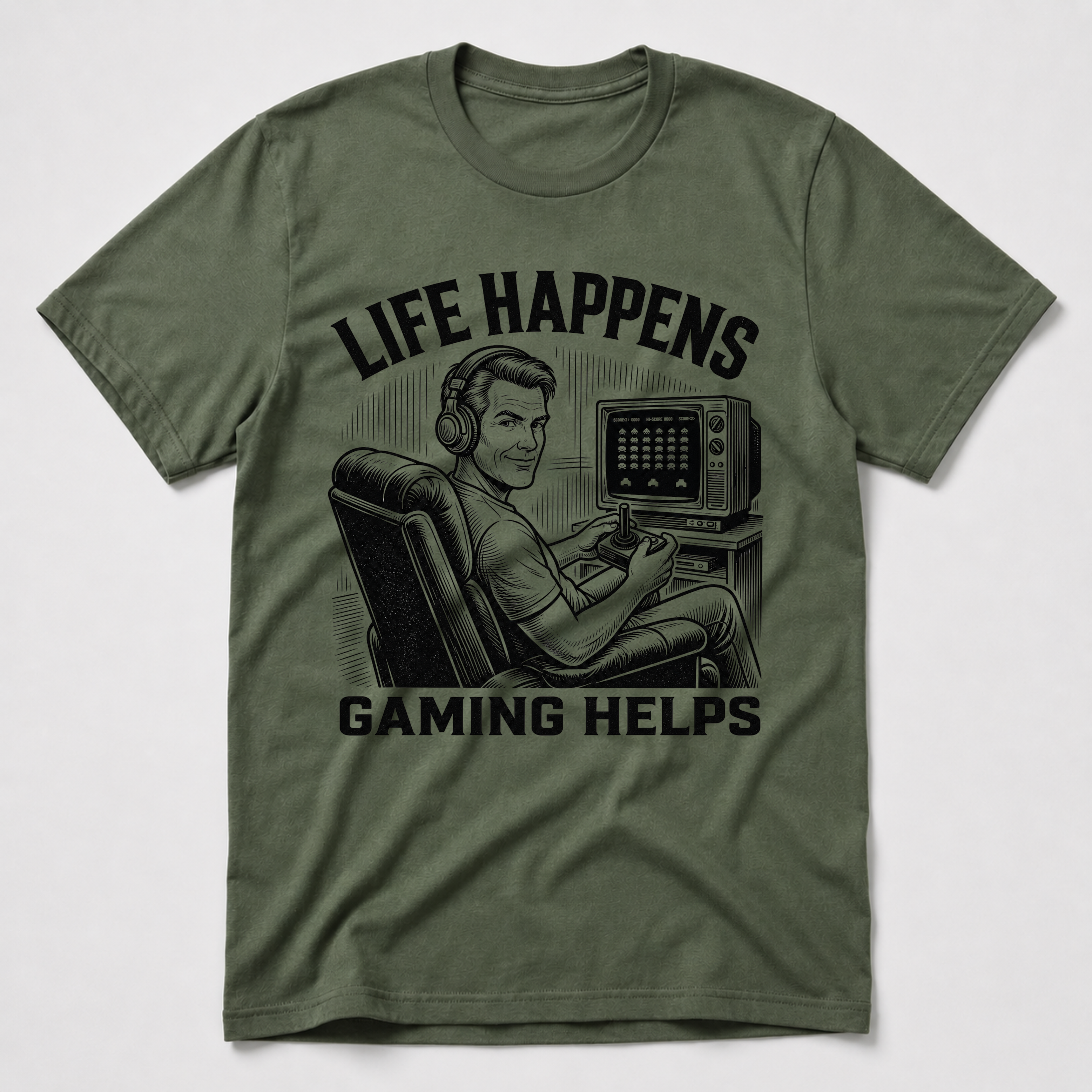 Life Happens, Gaming Helps T-Shirt