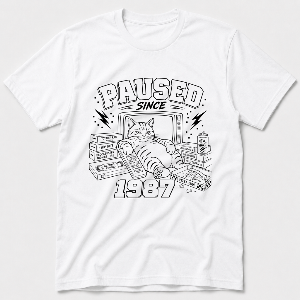 Paused Since 1987 T-Shirt
