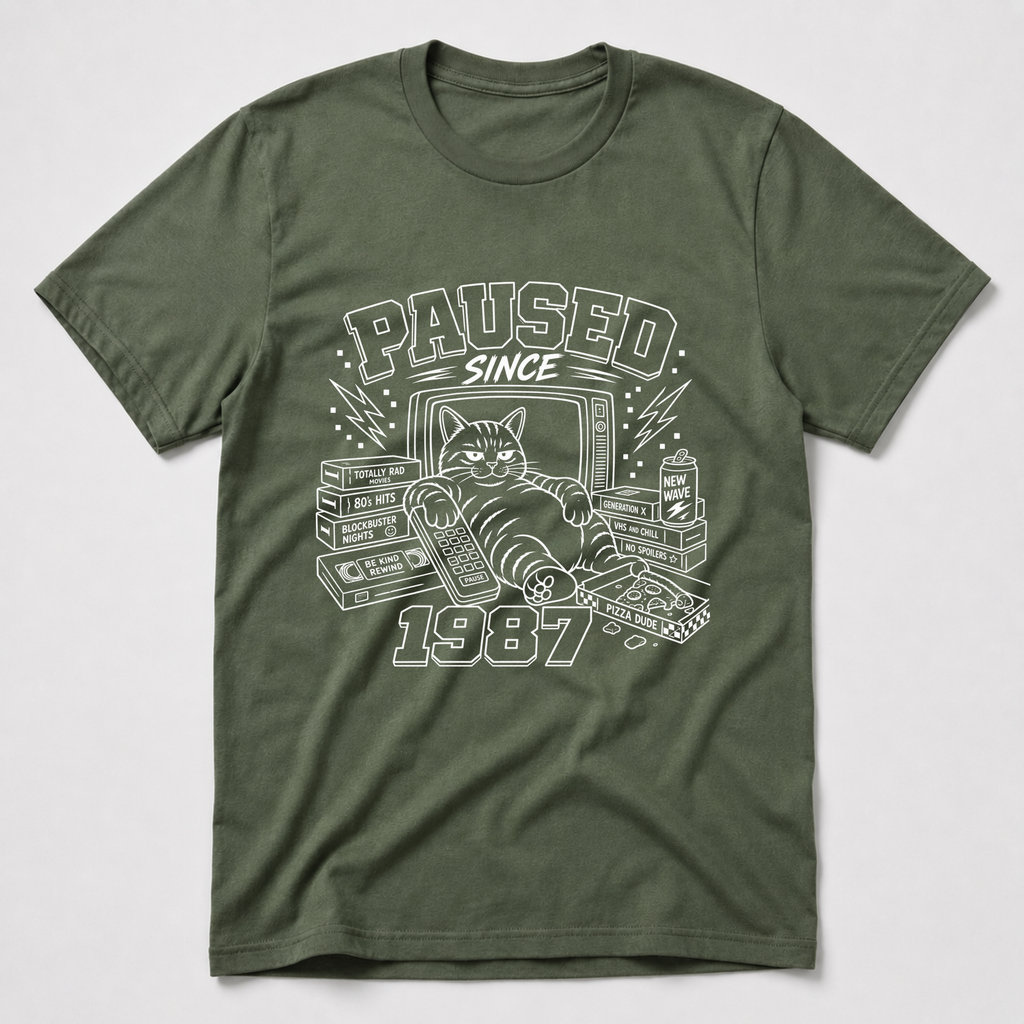 Paused Since 1987 T-Shirt