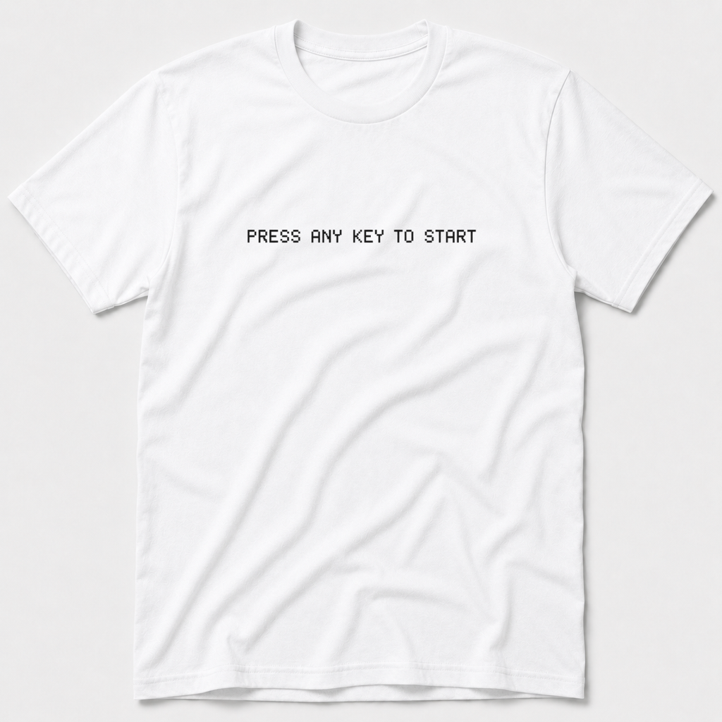 Press Any Key To Start T-Shirt