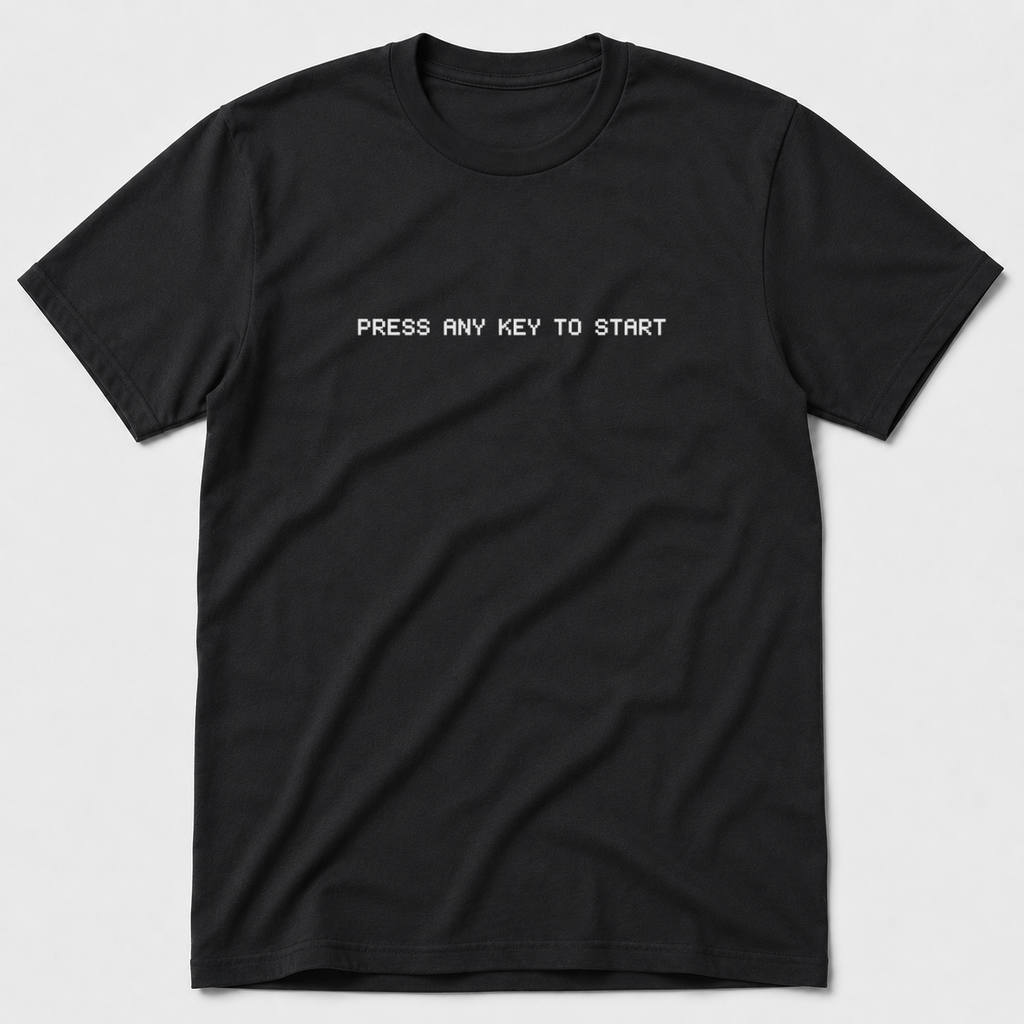 Press Any Key To Start T-Shirt