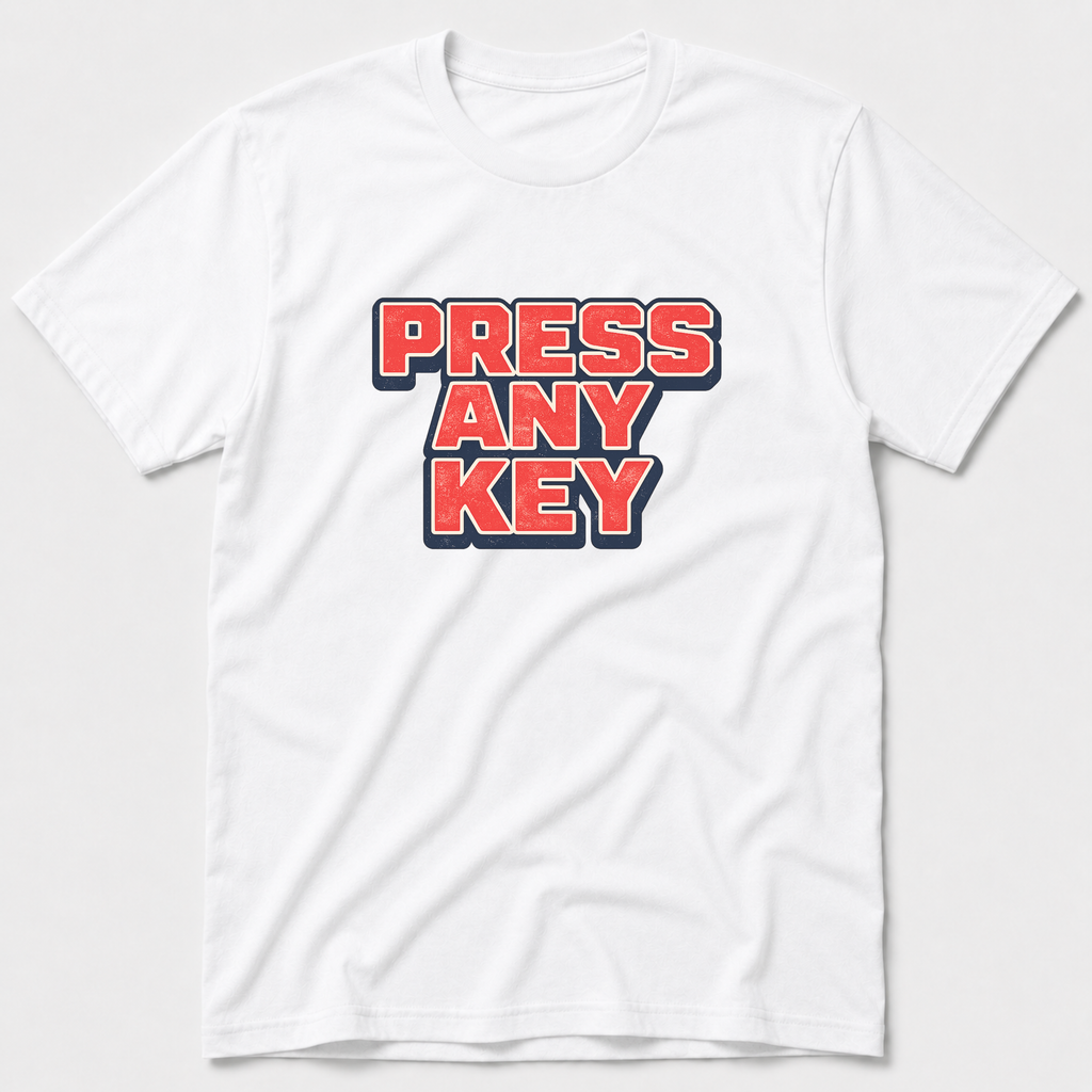 Press Any Key T-Shirt