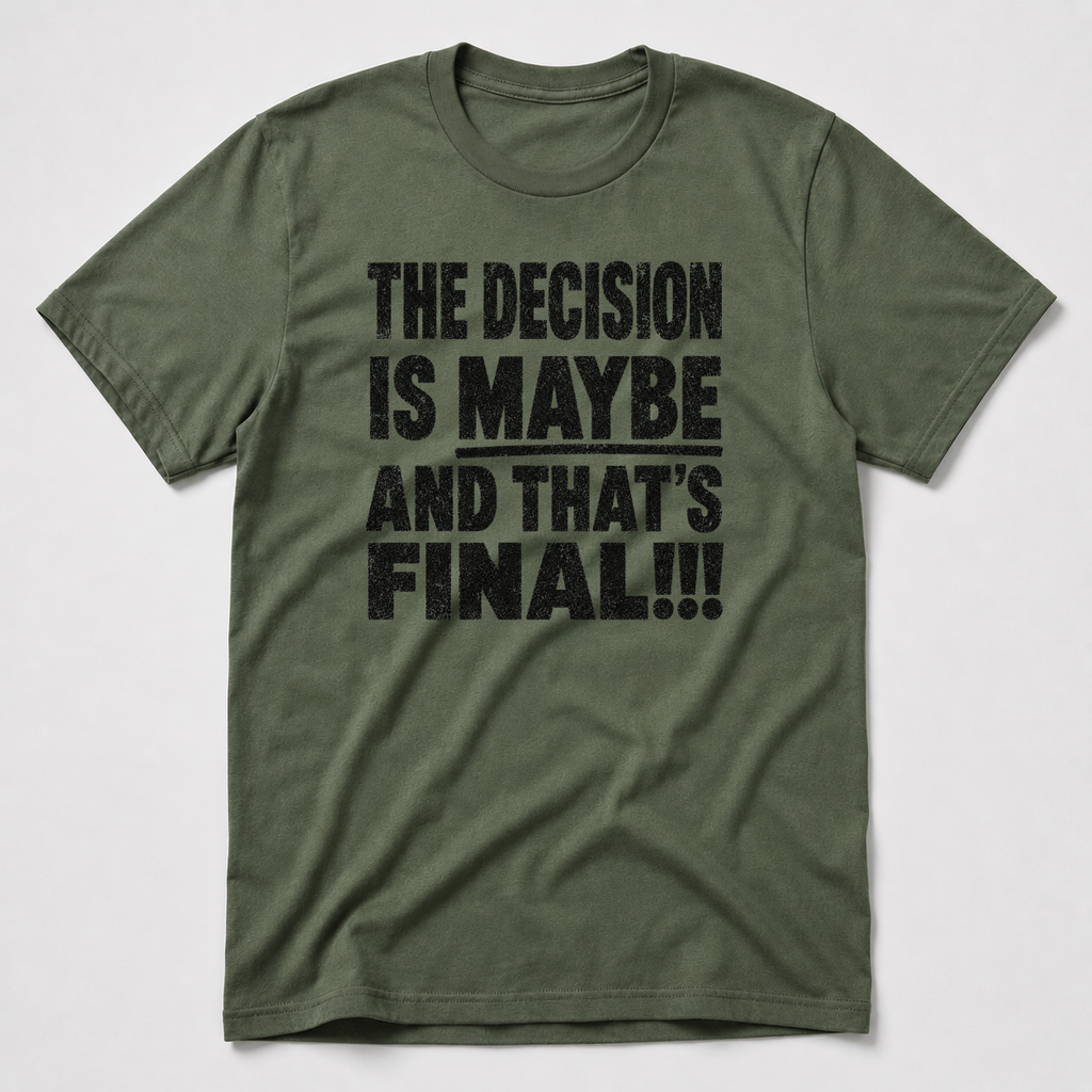 The Decision Is Maybe T-Shirt