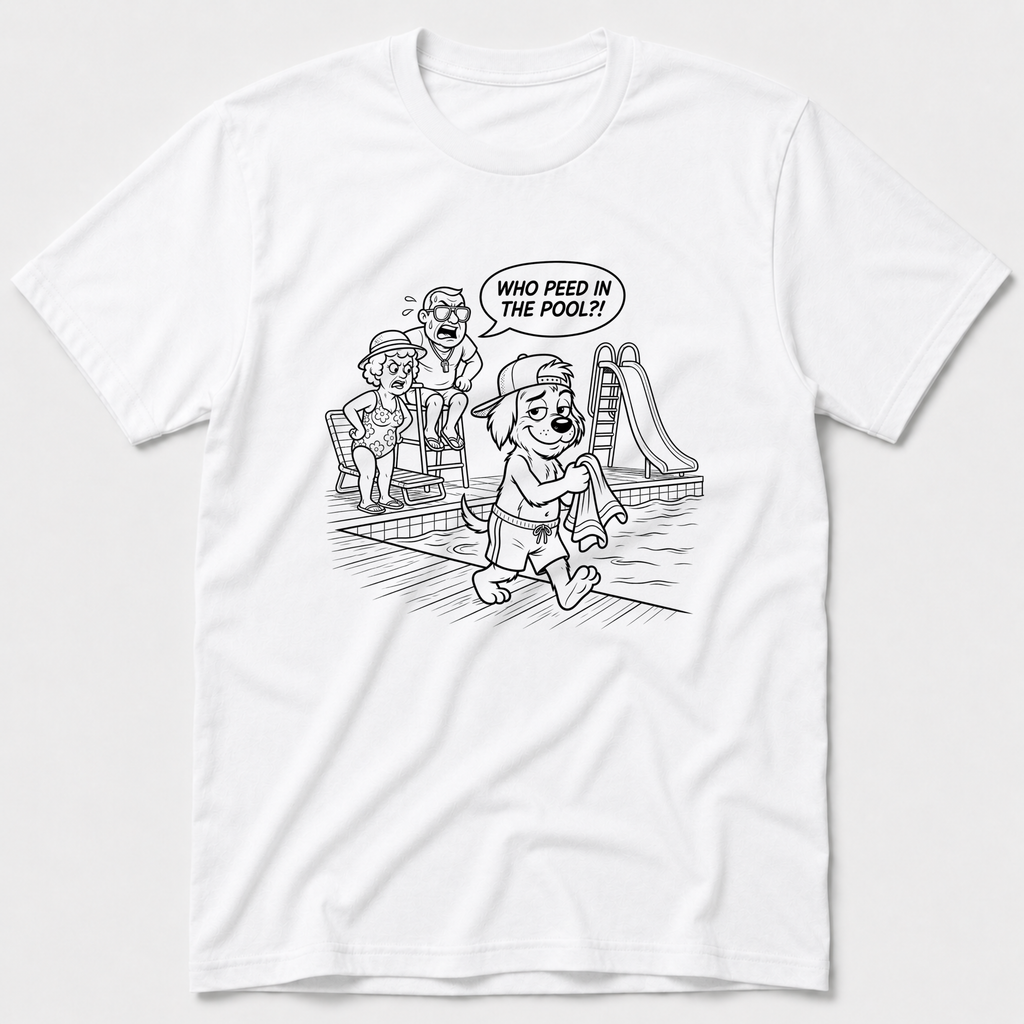 Who Peed In The Pool?! T-Shirt