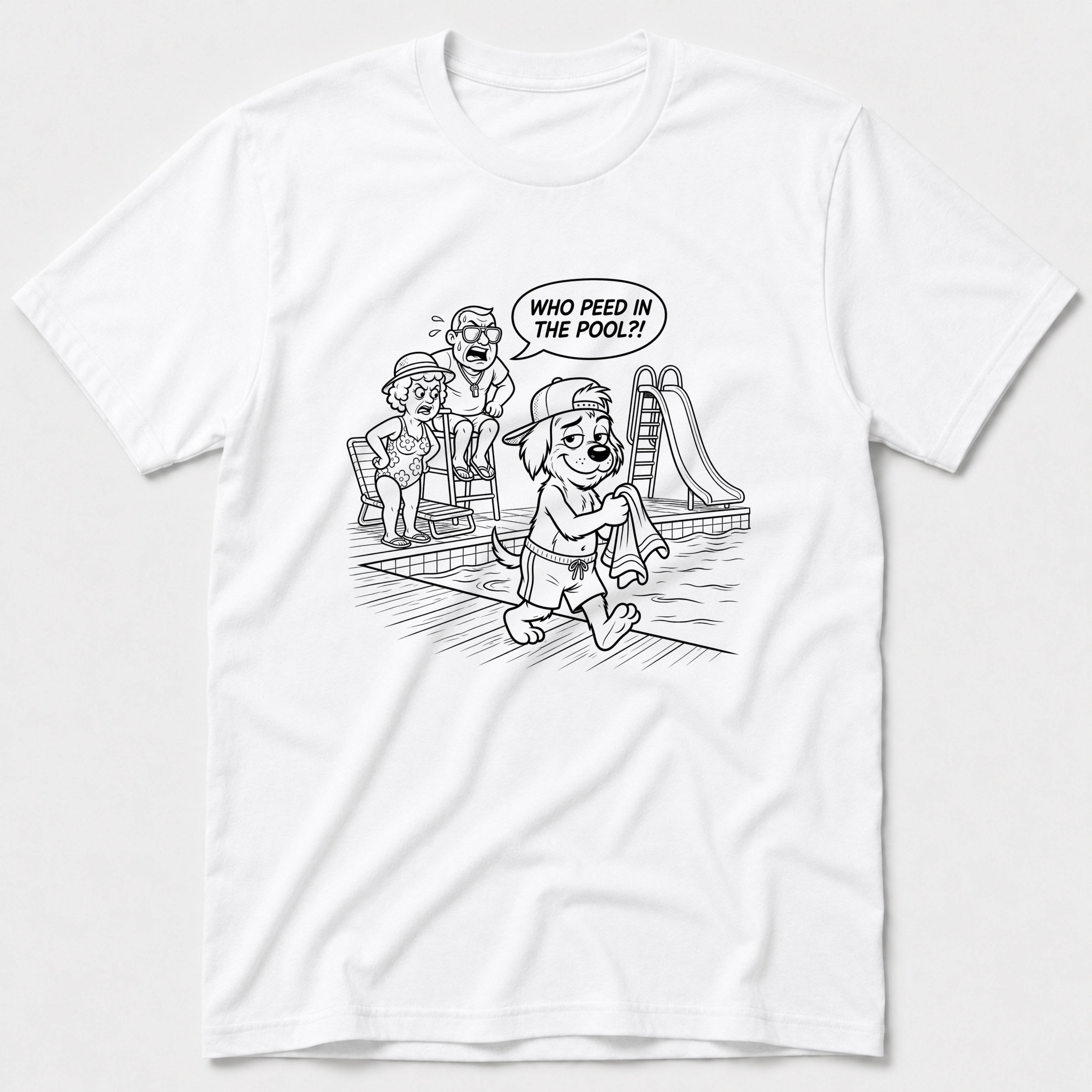 Who Peed In The Pool?! T-Shirt