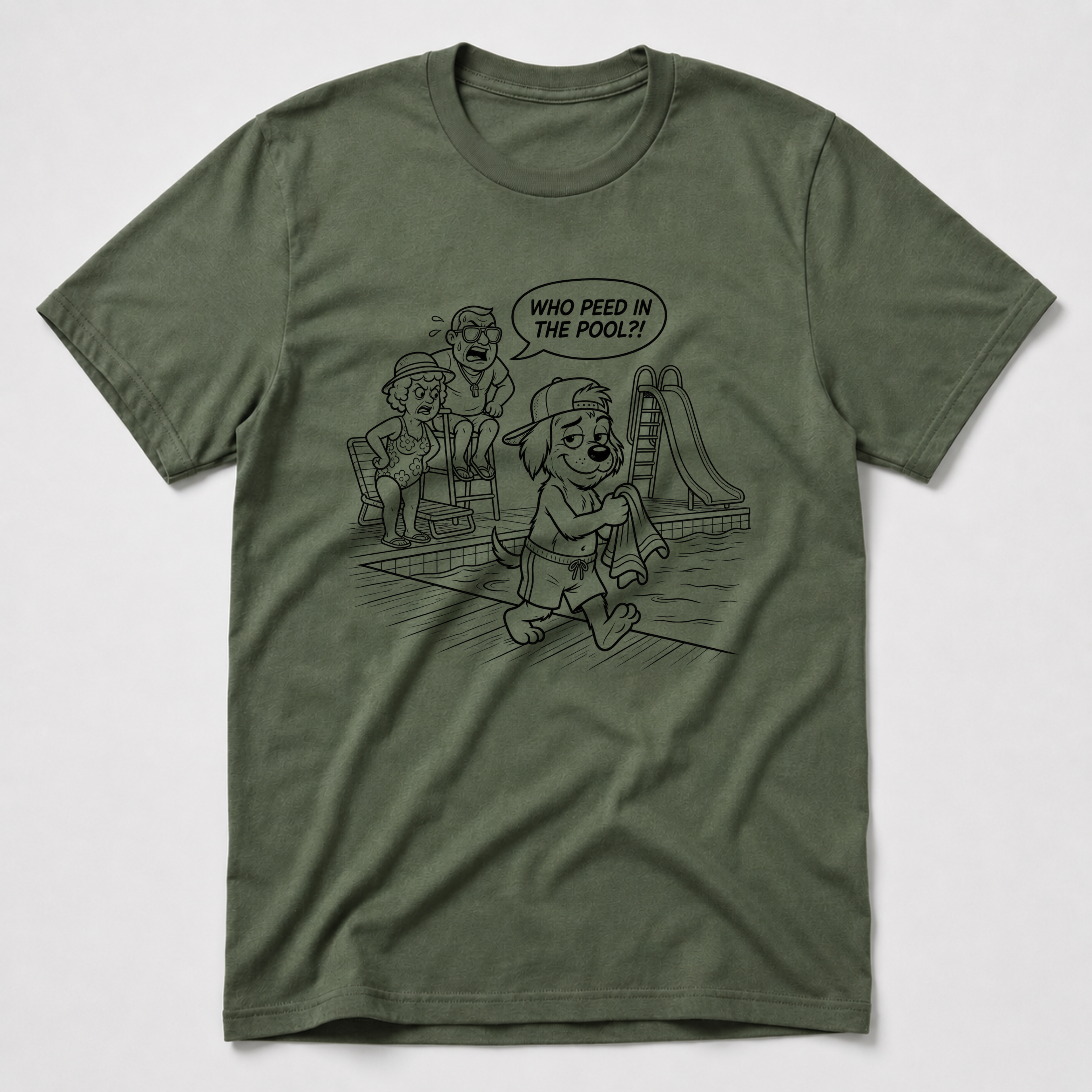 Who Peed In The Pool?! T-Shirt