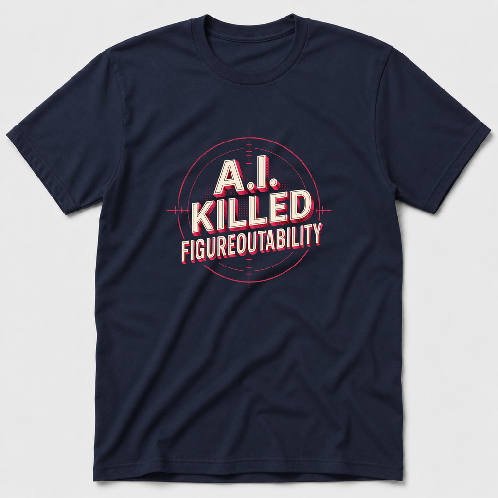 AI Killed Figureoutability T-Shirt
