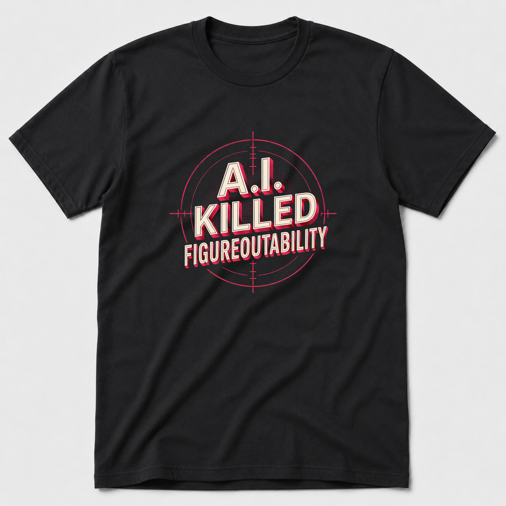 AI Killed Figureoutability T-Shirt