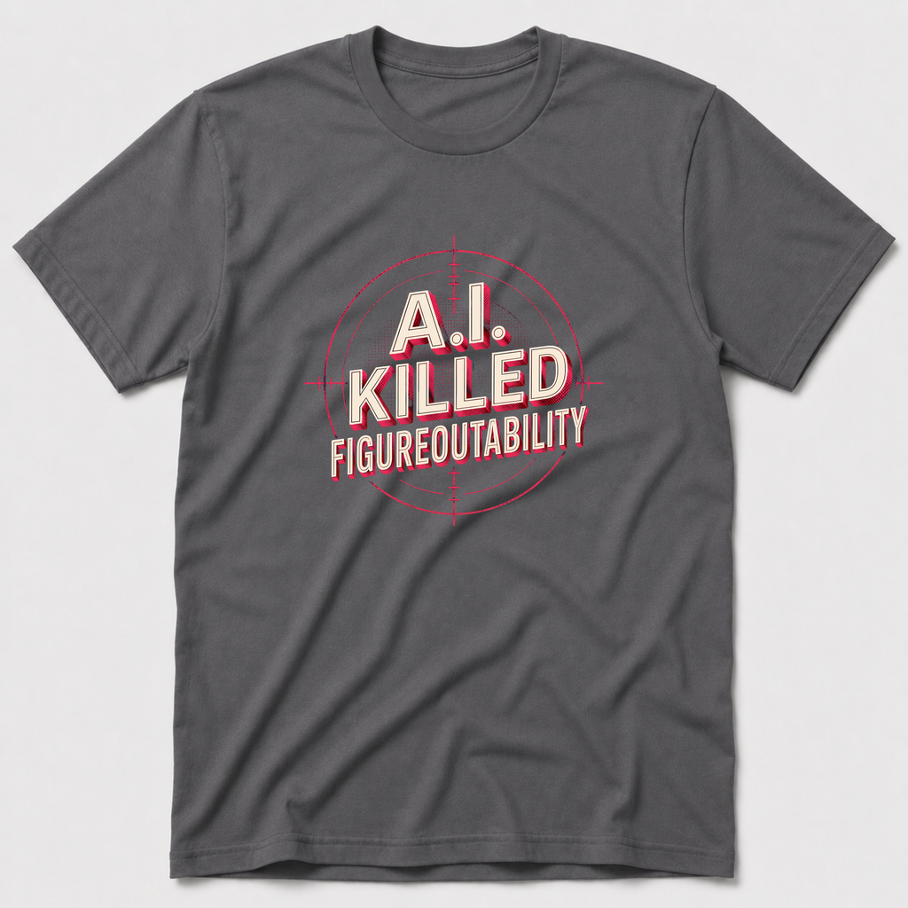 AI Killed Figureoutability T-Shirt