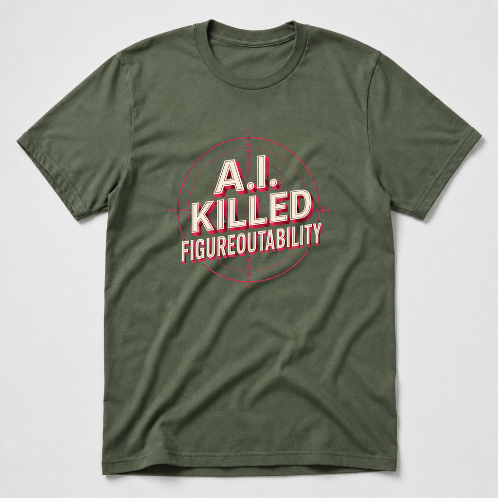 AI Killed Figureoutability T-Shirt