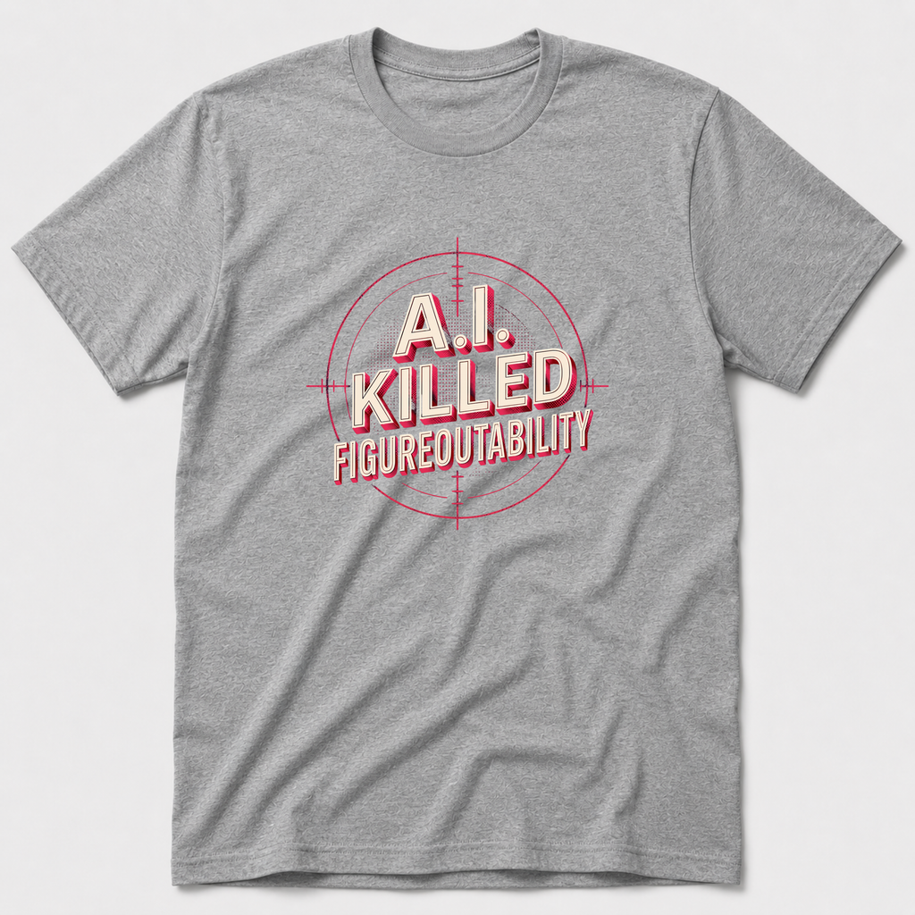 AI Killed Figureoutability T-Shirt