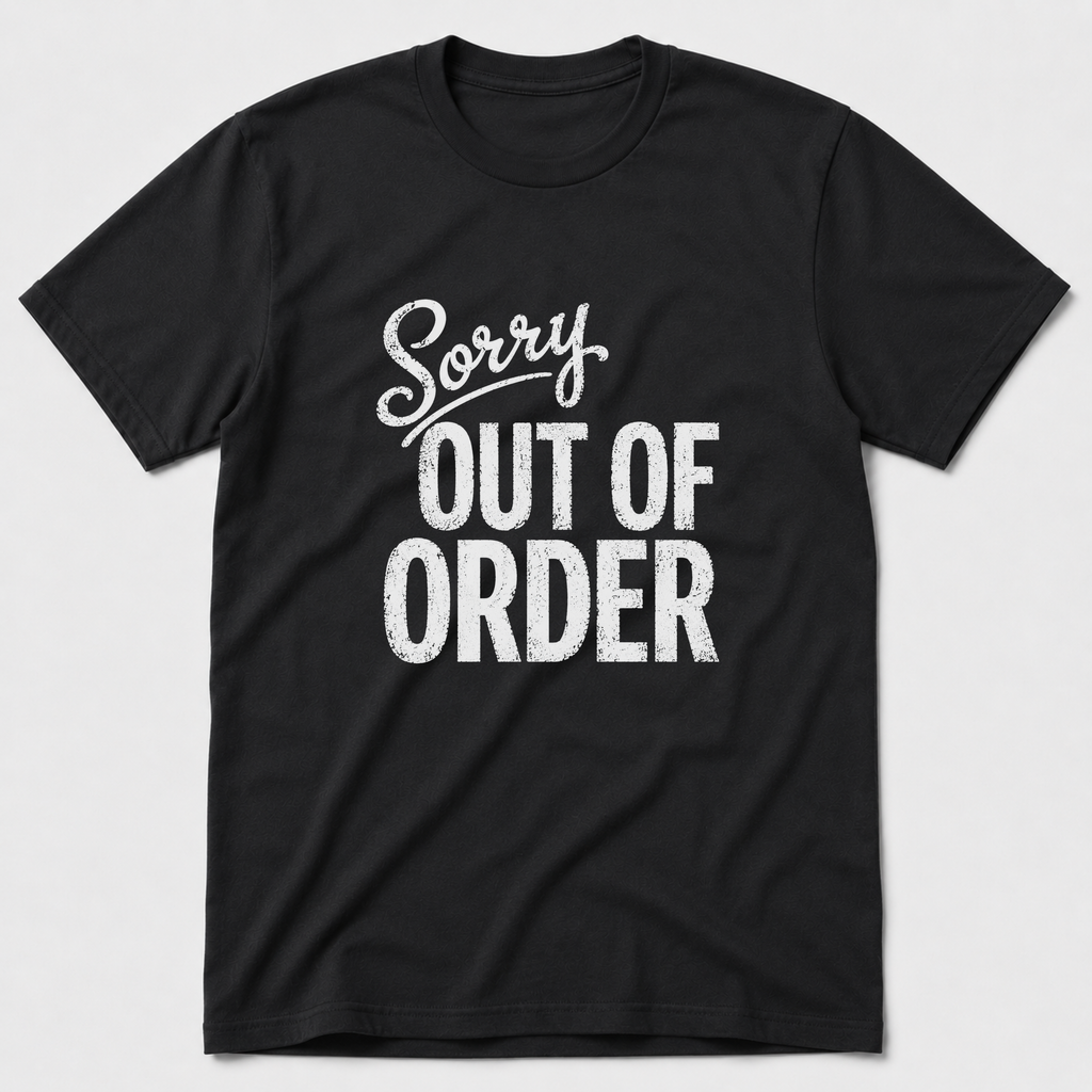 Sorry, Out Of Order T-Shirt
