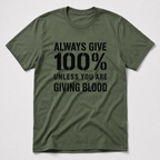 Giving Blood T-Shirt