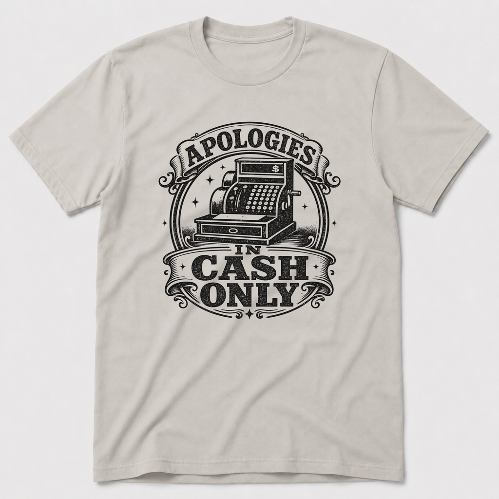 Apologies In Cash T-Shirt