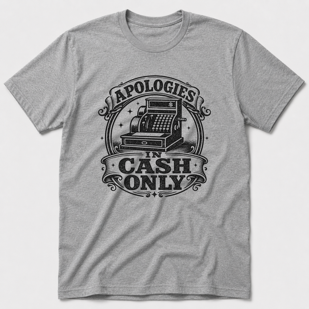 Apologies In Cash T-Shirt