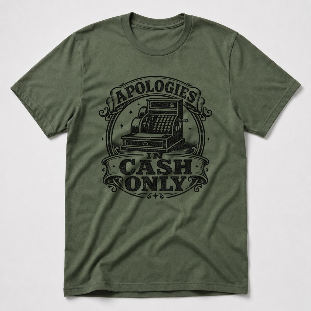 Apologies In Cash T-Shirt