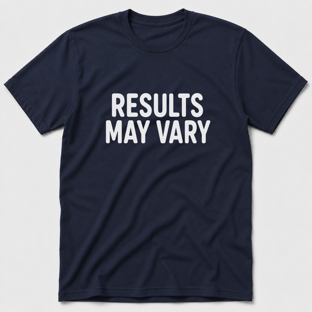 Results May Vary T-Shirt