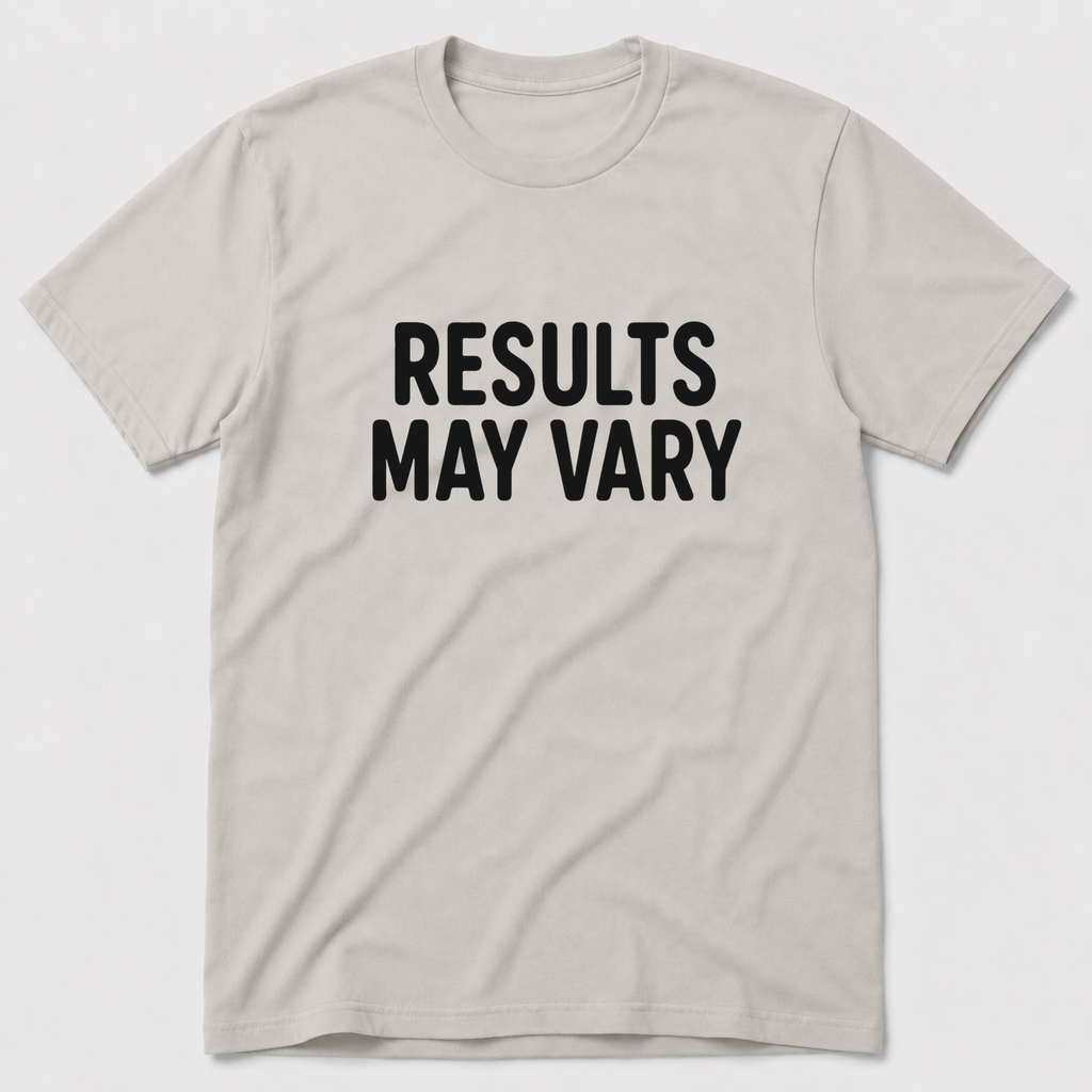 Results May Vary T-Shirt