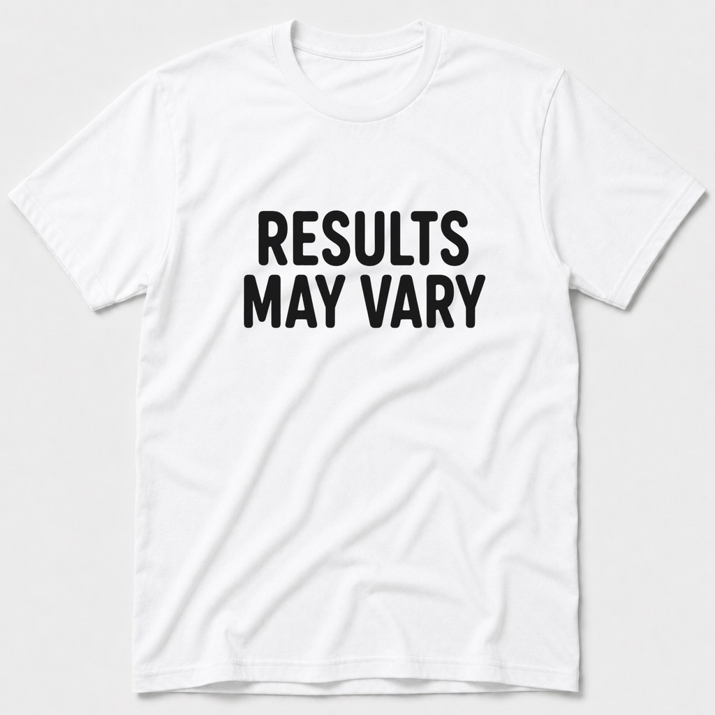 Results May Vary T-Shirt