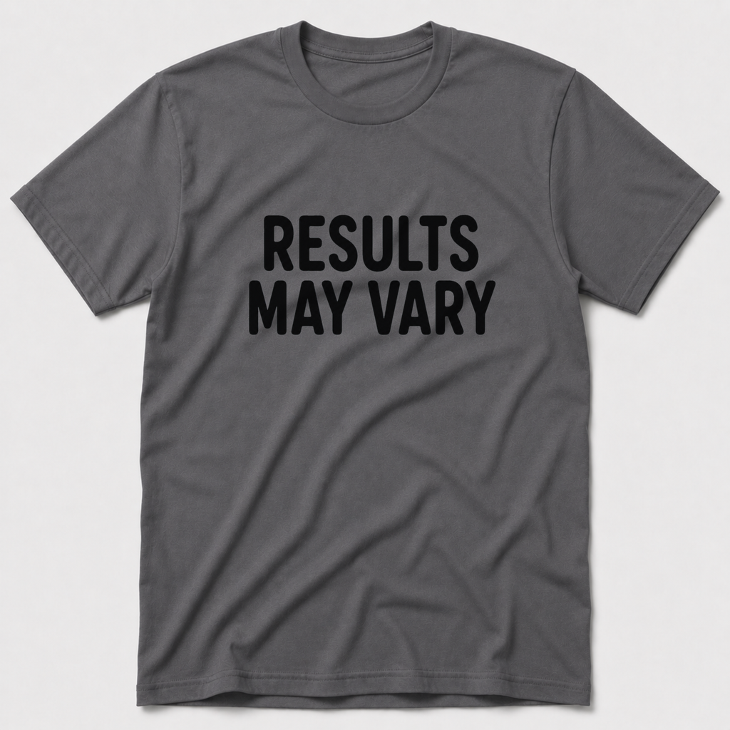Results May Vary T-Shirt