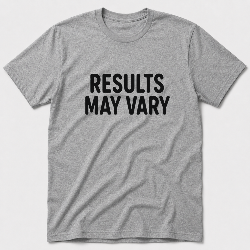 Results May Vary T-Shirt