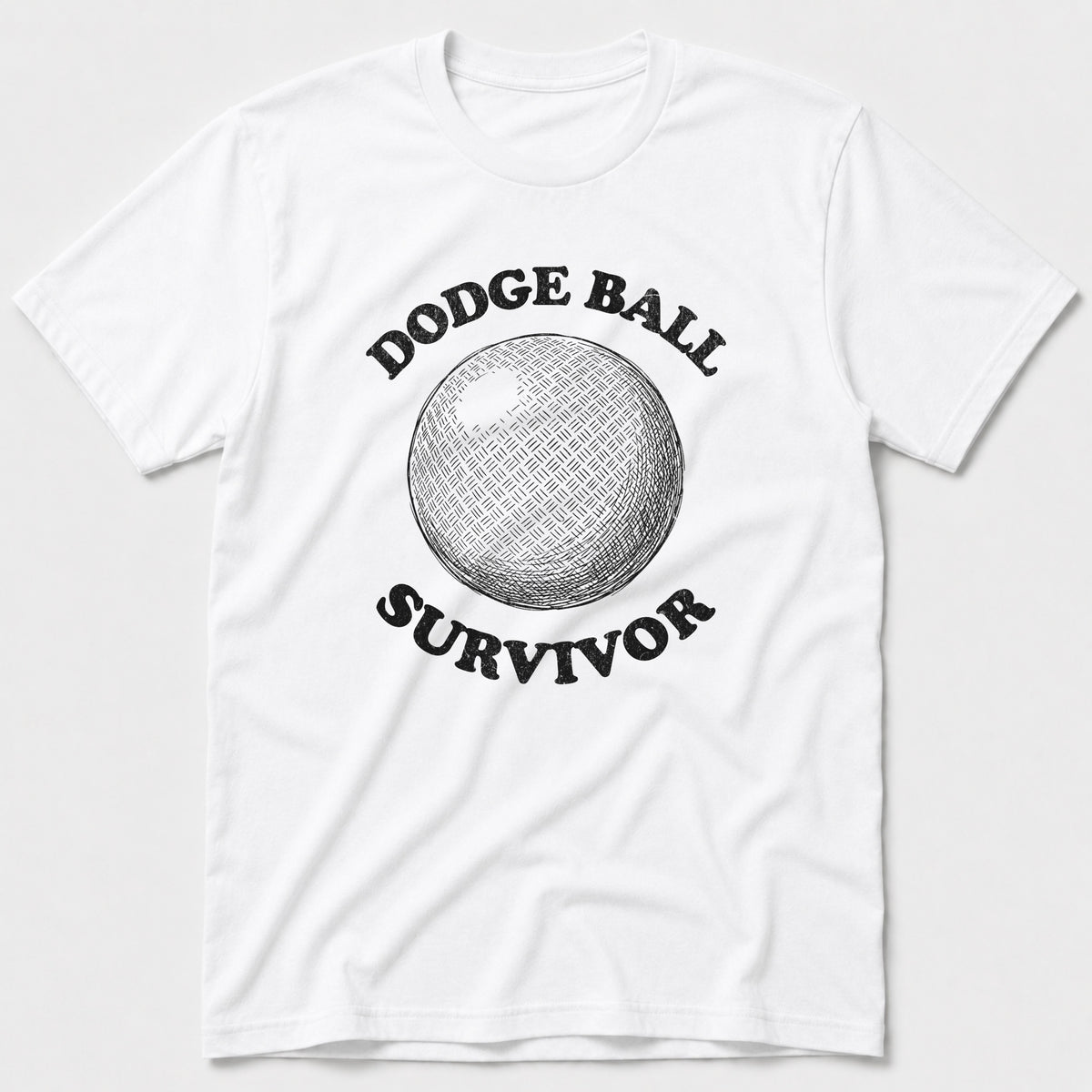 Dodge Ball Survivor T-Shirt - White