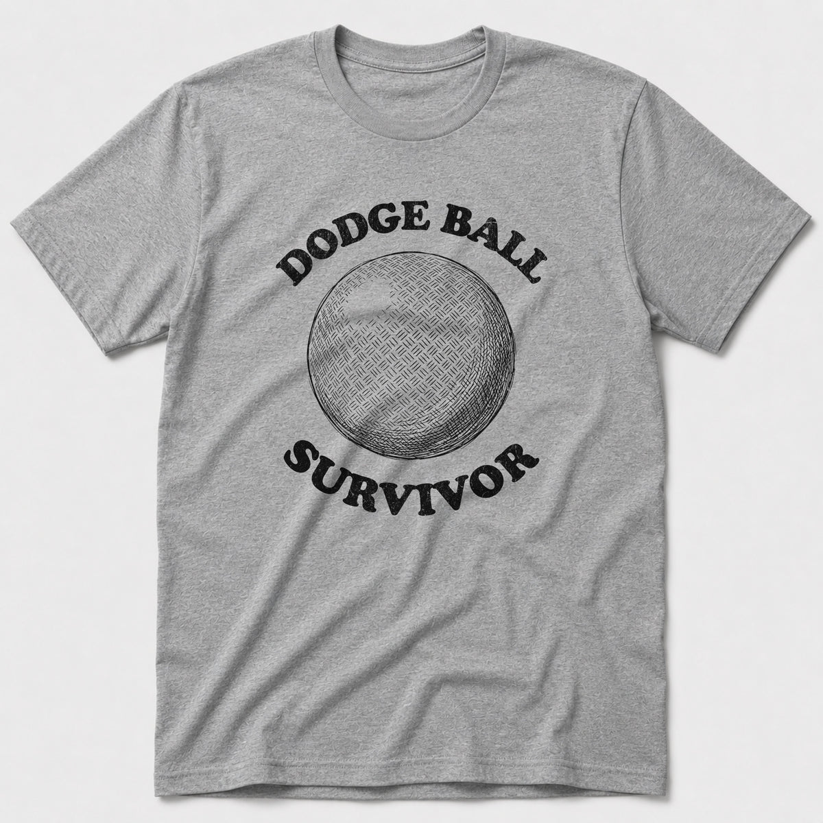 Dodge Ball Survivor T-Shirt - Sport Grey