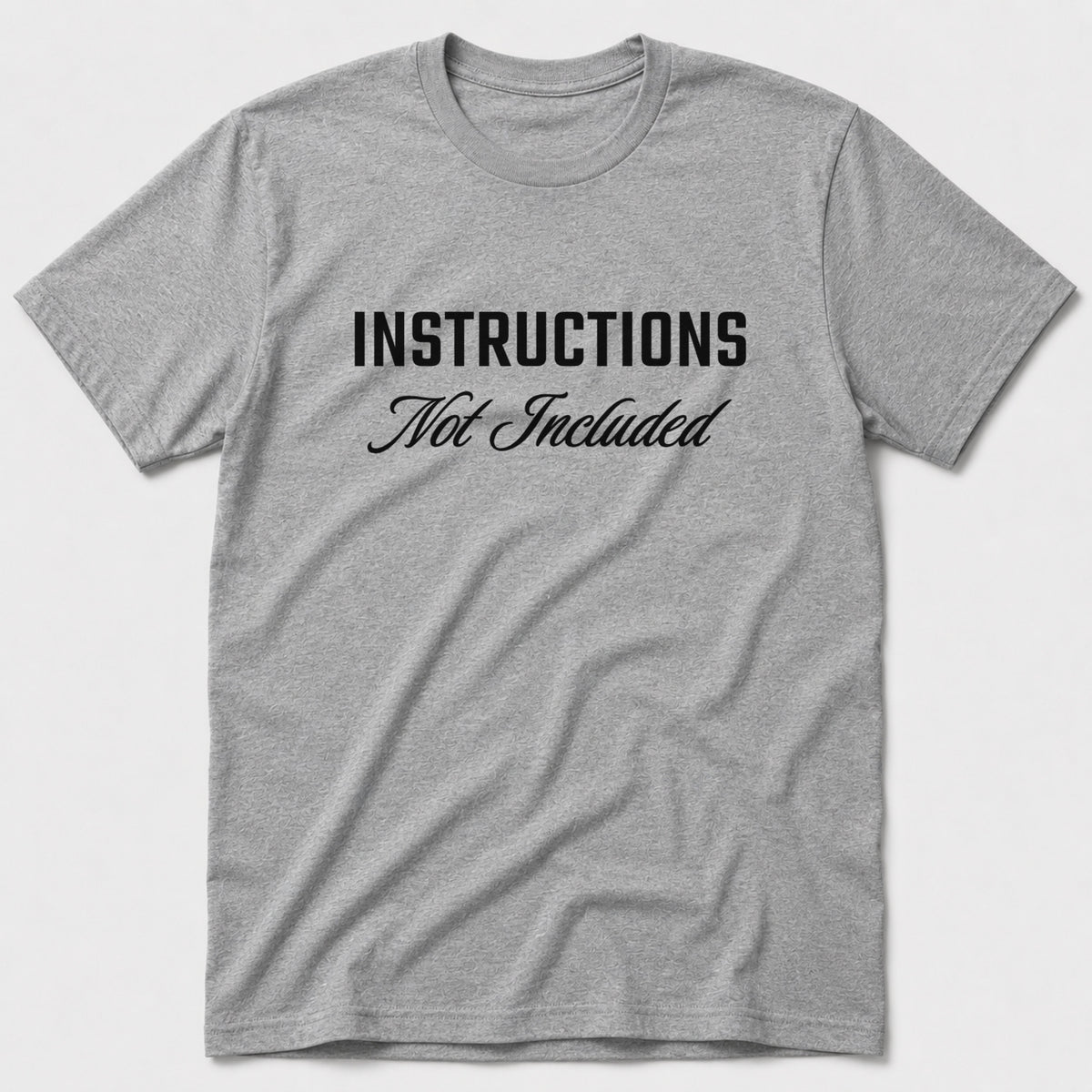 Instructions Not Included T-Shirt - Sport Grey