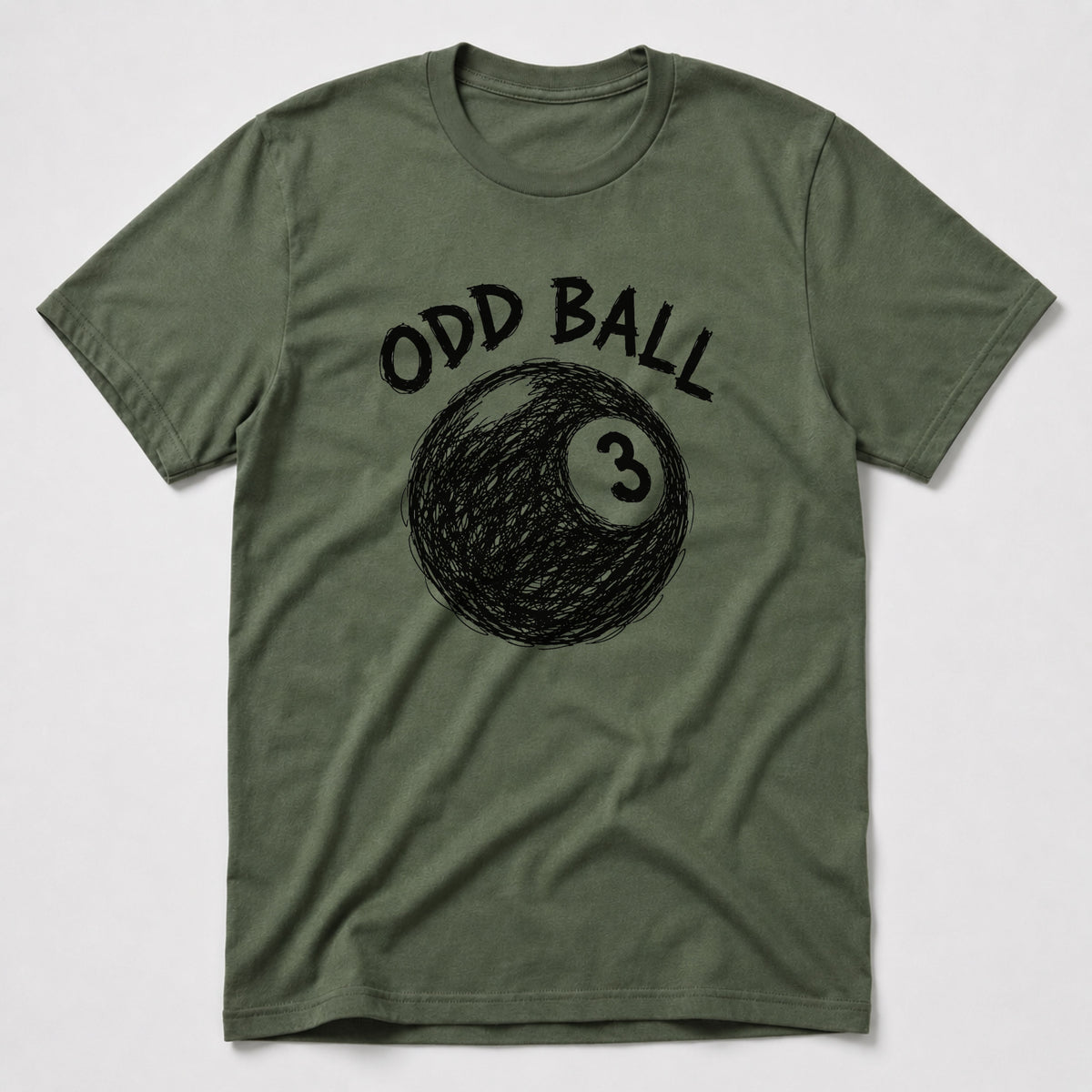 Odd Ball T-Shirt - Military Green