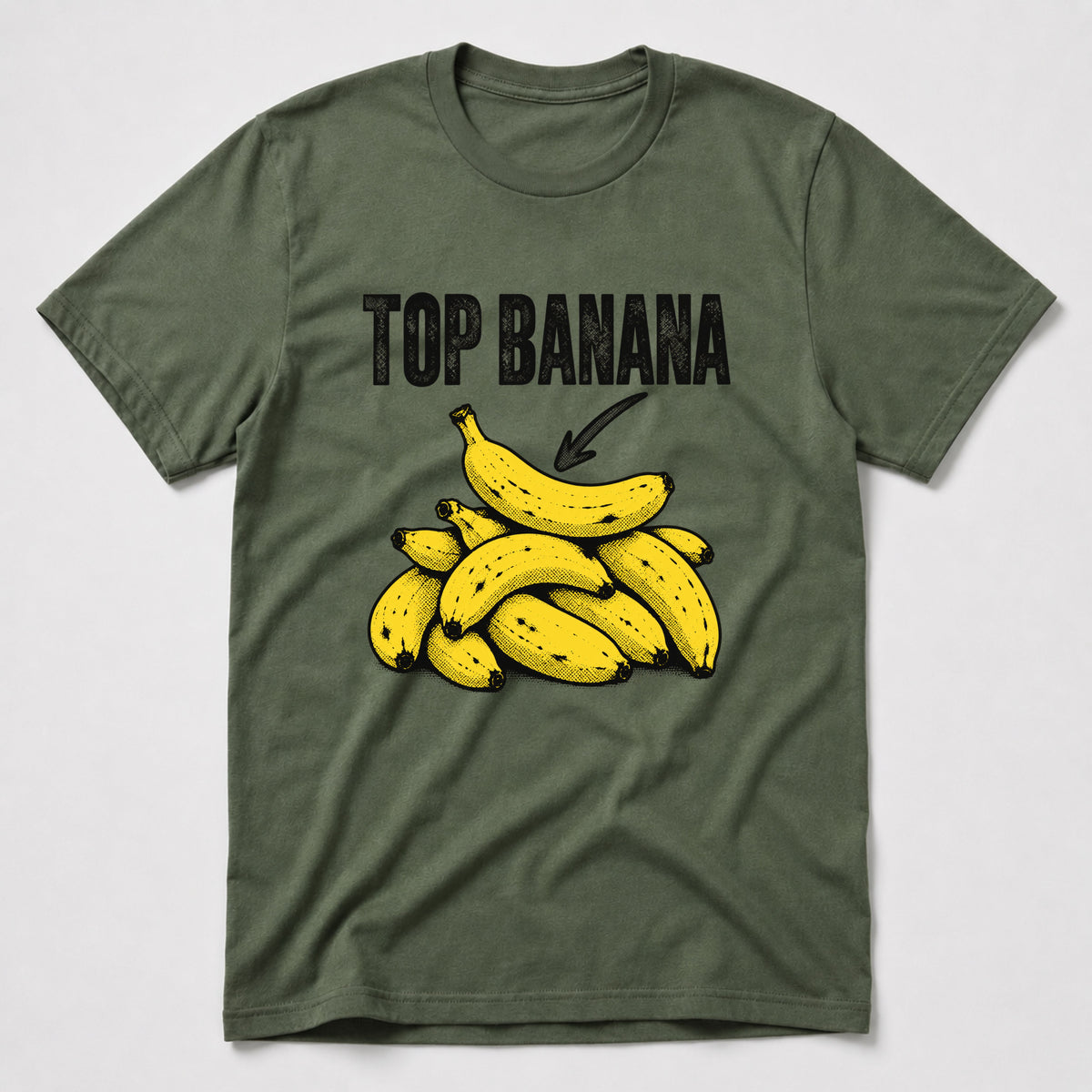 Top Banana T-Shirt - Military Green