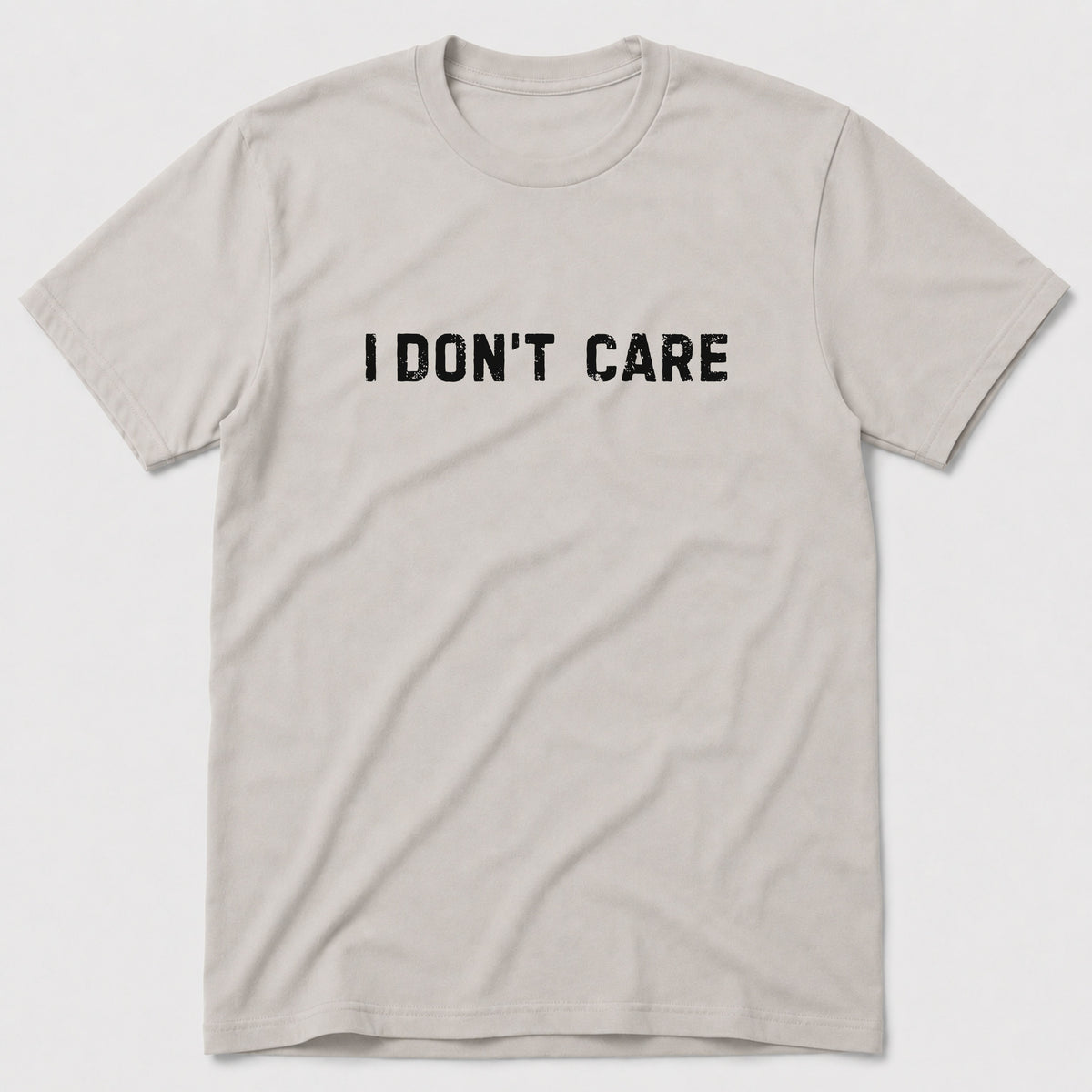 I Don't Care T-Shirt - Sand