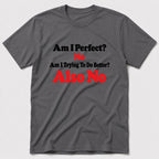 Am I Perfect T-Shirt - Charcoal