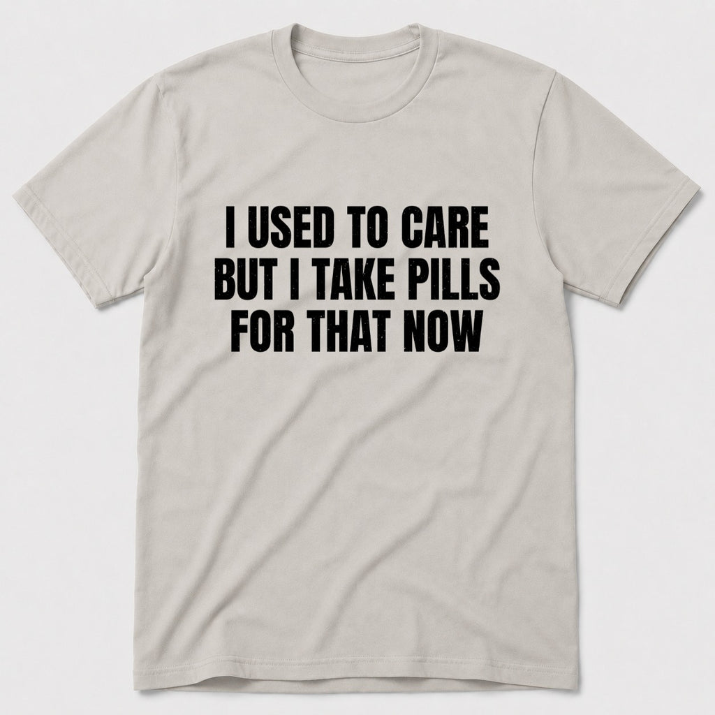 I Take Pills T-Shirt - Ice Grey