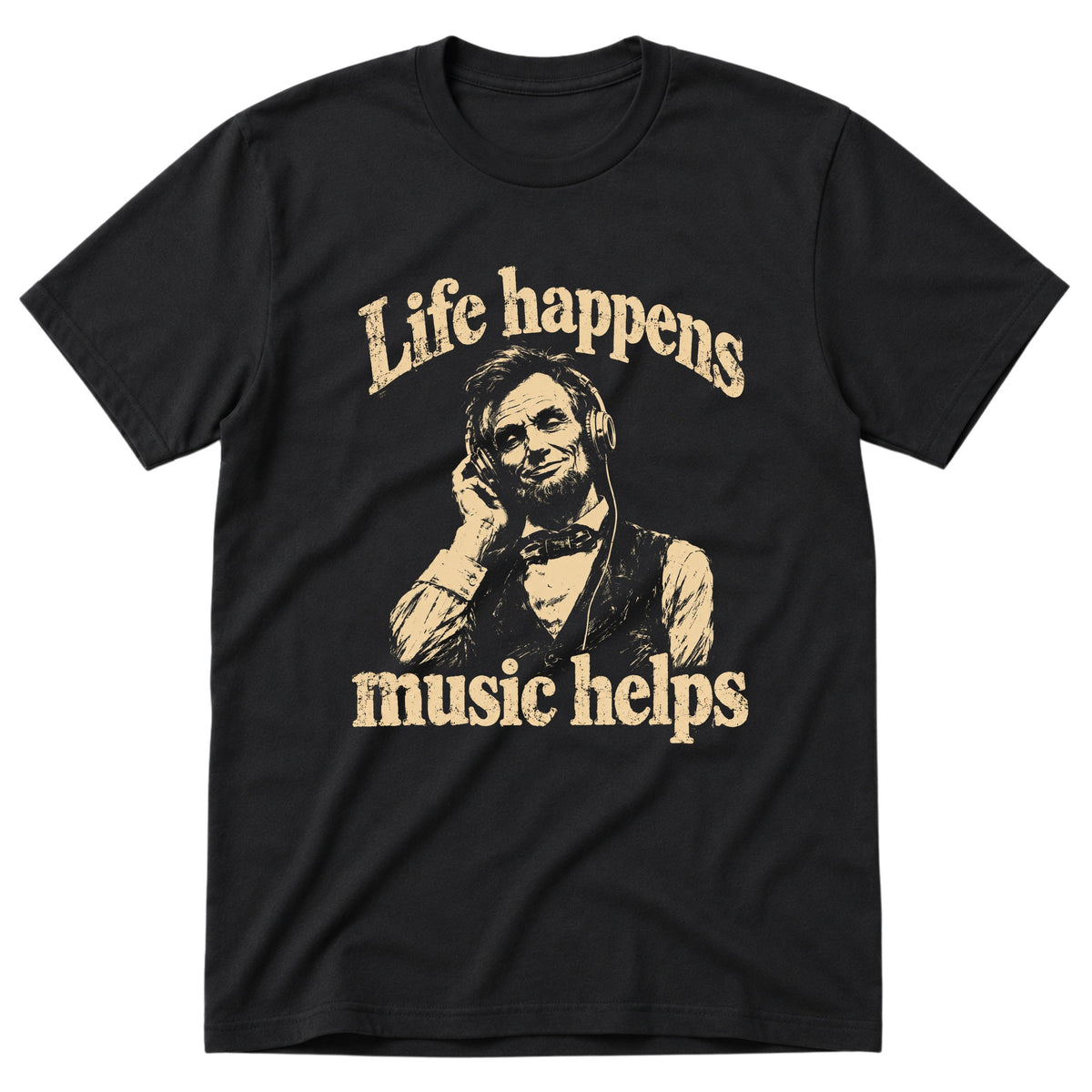Lincoln Music T-Shirt - Black