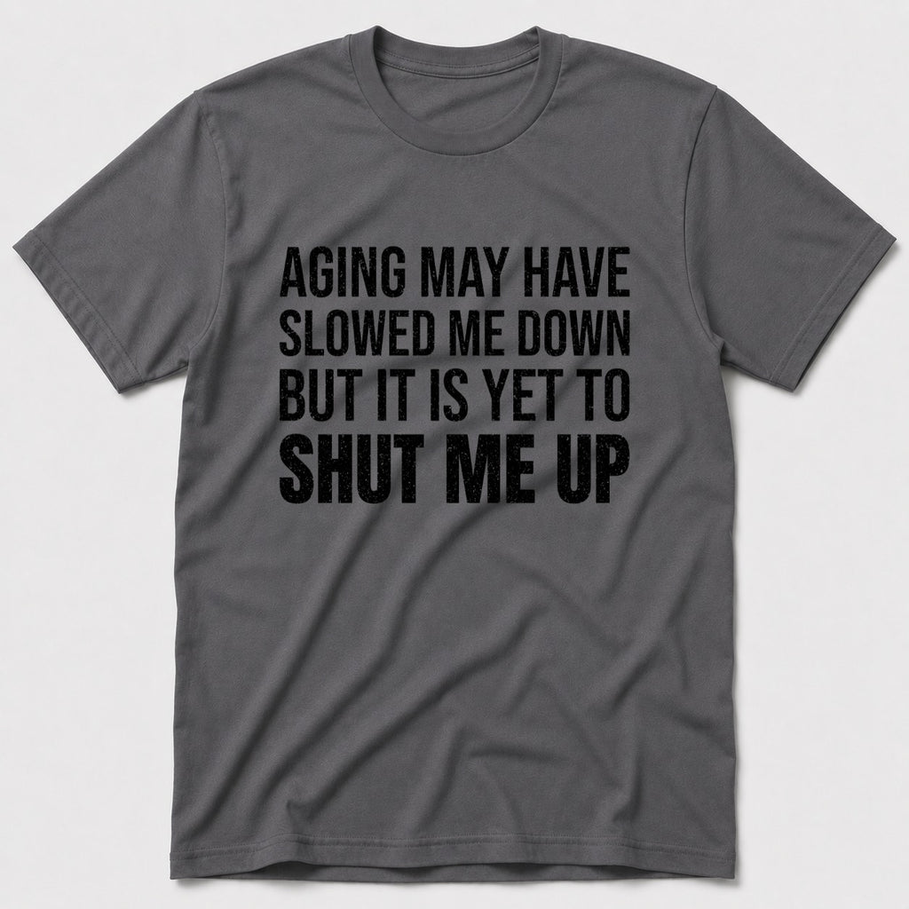 Shut Me Up T-Shirt - Charcoal