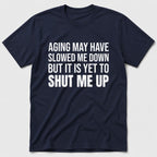 Shut Me Up T-Shirt - Navy