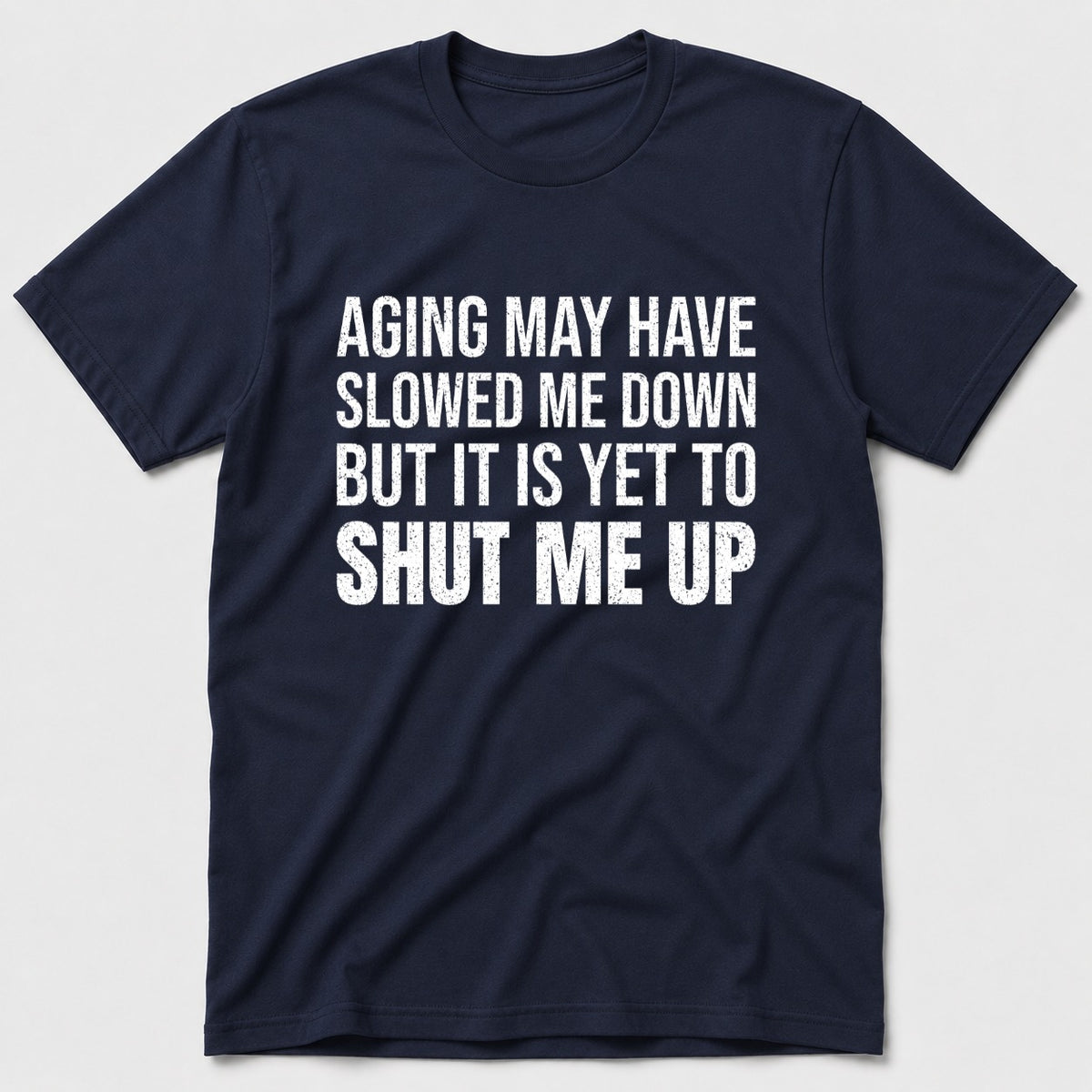 Shut Me Up T-Shirt - Navy
