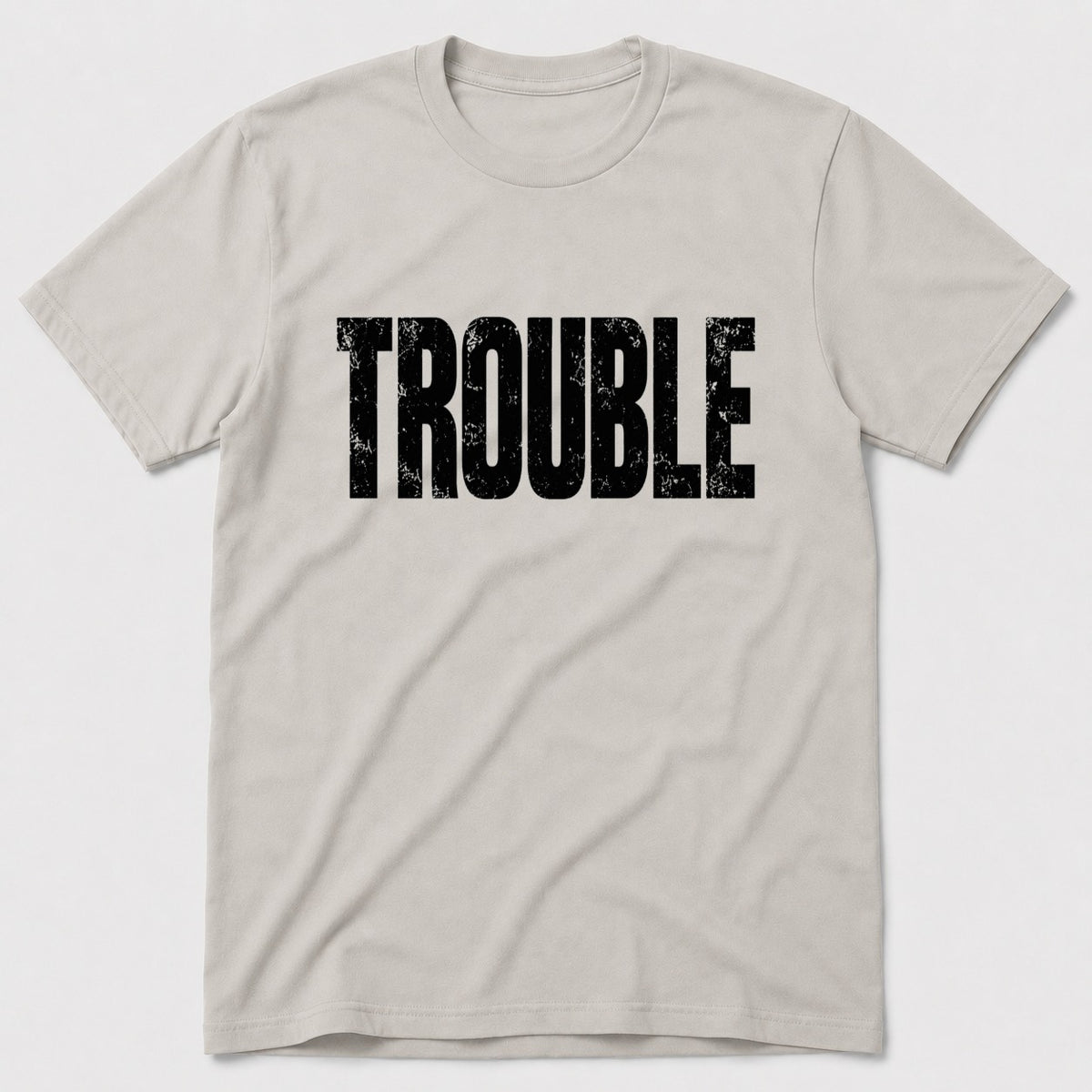 Trouble T-Shirt - Ice Grey